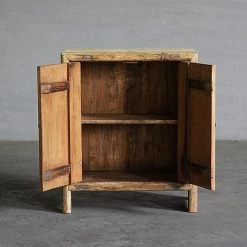 Organic Restoration Salvaged Pine Cabinet
