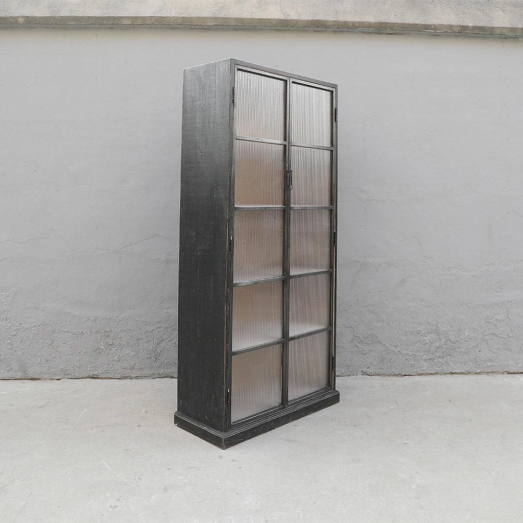 Organic Restoration Corrugated Glass Cabinet