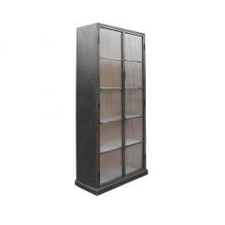 Organic Restoration Corrugated Glass Cabinet