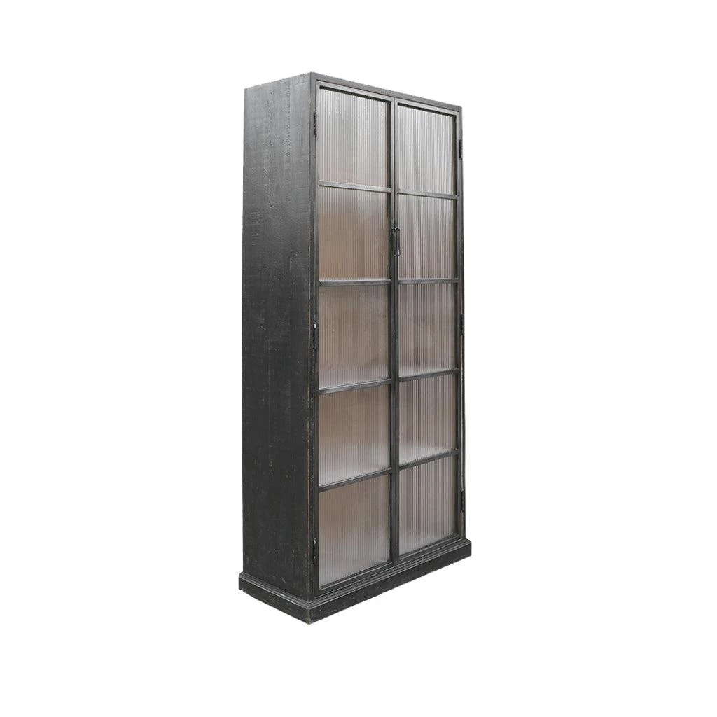 Organic Restoration Corrugated Glass Cabinet