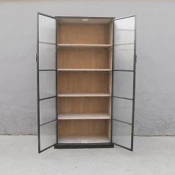 Organic Restoration Corrugated Glass Cabinet