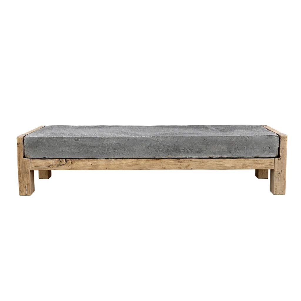 Organic Restoration Antique Brick Tabletop On A Natural Pine Base