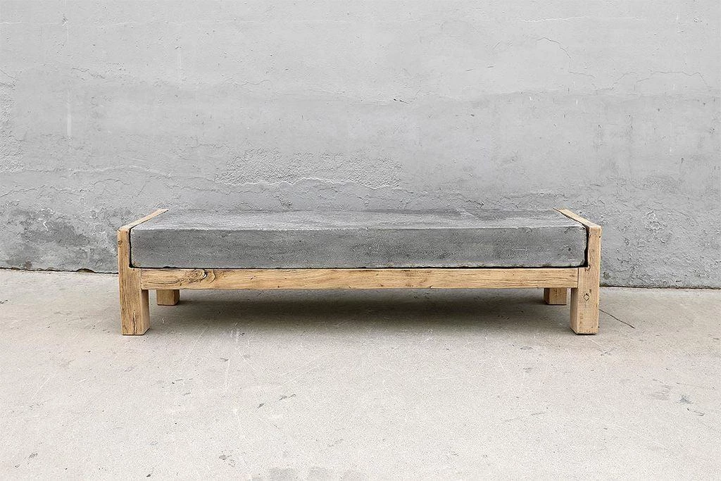 Organic Restoration Antique Brick Tabletop On A Natural Pine Base