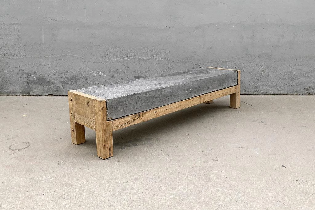 Organic Restoration Antique Brick Tabletop On A Natural Pine Base