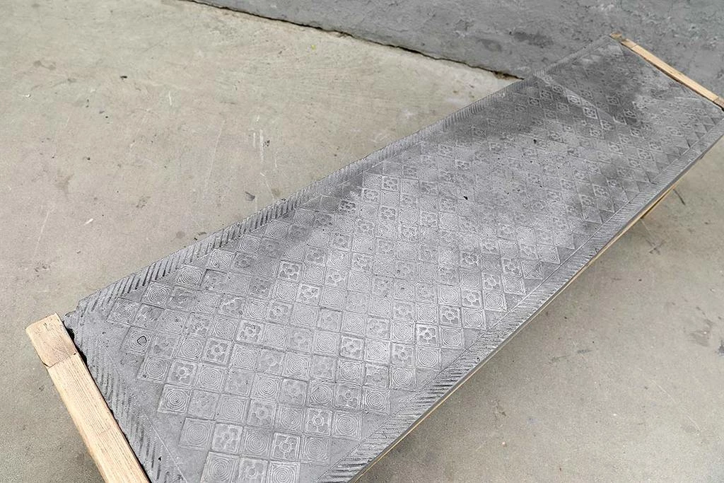 Organic Restoration Antique Brick Tabletop On A Natural Pine Base