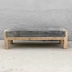 Organic Restoration Furniture Antique Brick Tabletop On A Natural Pine Base