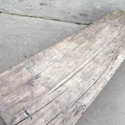 Organic Restoration Antique, Natural Walnut Bench