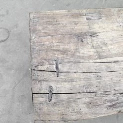 Organic Restoration Antique, Natural Walnut Bench