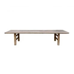 Organic Restoration Furniture Antique, Natural Elm Coffee Table