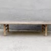 Organic Restoration Furniture Antique, Natural Elm Coffee Table