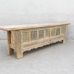 Organic Restoration Furniture Hand Carved Cabinet