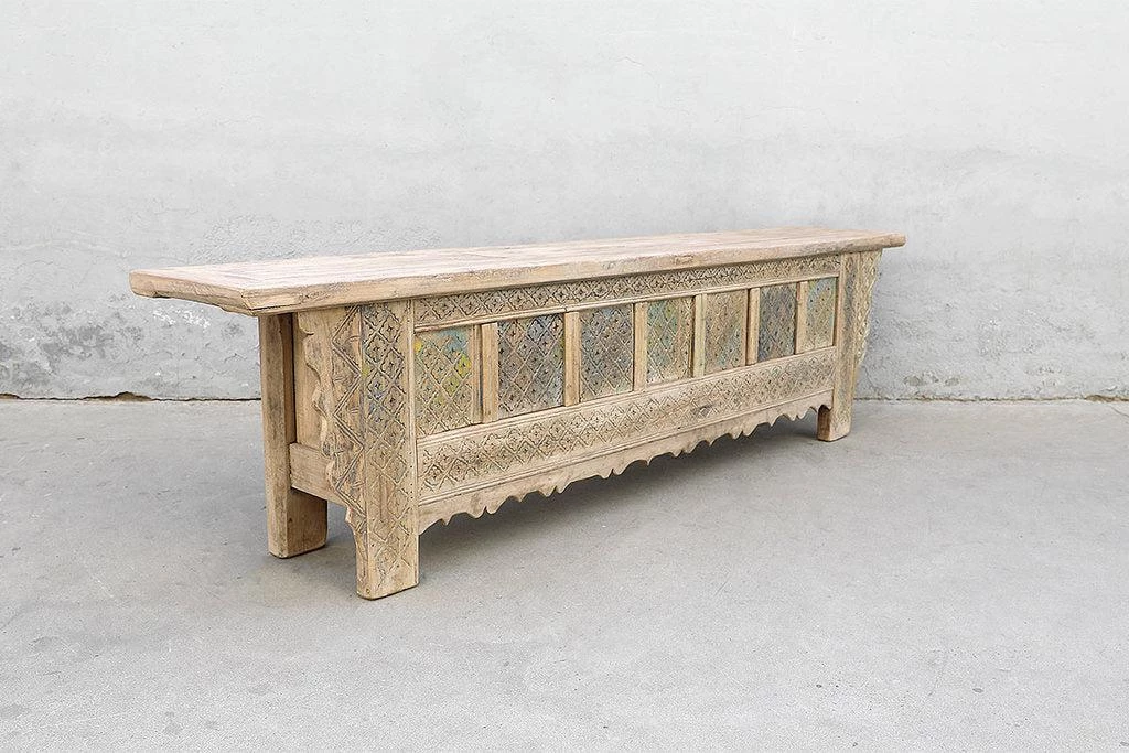 Organic Restoration Furniture Hand Carved Cabinet