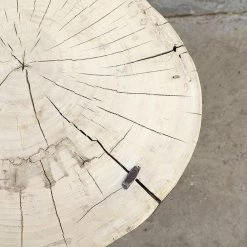 Organic Restoration Reclaimed Poplar Round Table