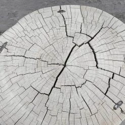 Organic Restoration Natural Poplar Round Table