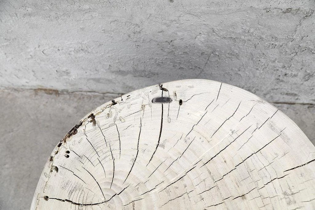 Organic Restoration Reclaimed Poplar Round Table Furniture