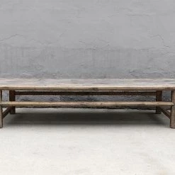 Organic Restoration Salvaged Elm Coffee Table
