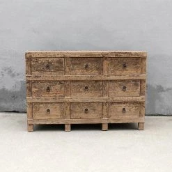 Organic Restoration Reedition Multi Drawer Cabinet