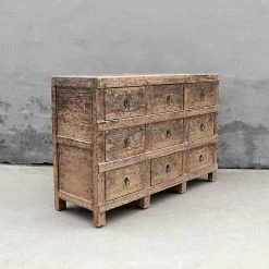 Organic Restoration Reedition Multi Drawer Cabinet