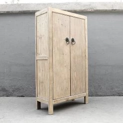 Organic Restoration Tall Reclaimed Pine Cabinet