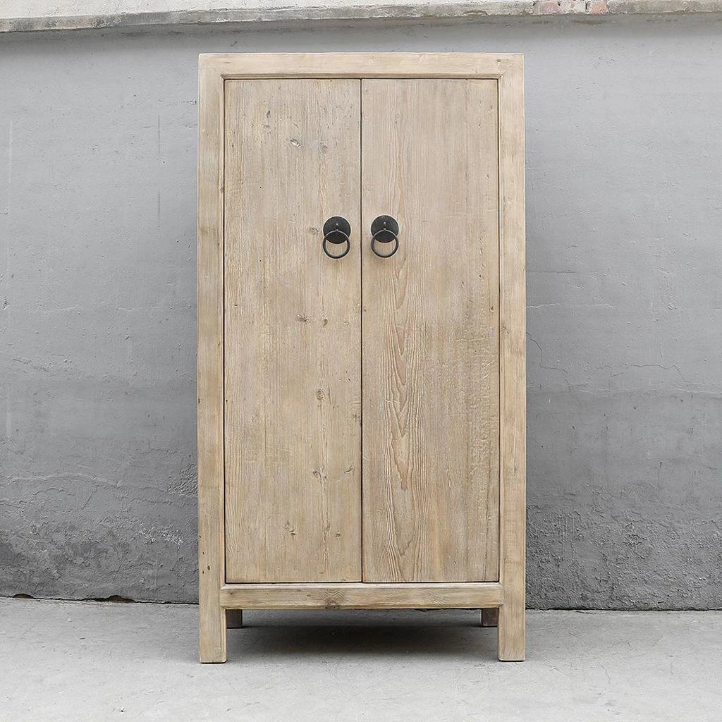 Organic Restoration Tall Reclaimed Pine Cabinet