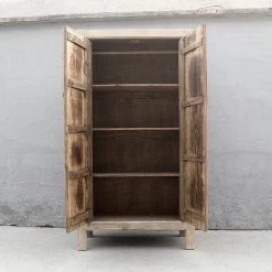 Organic Restoration Tall Reclaimed Pine Cabinet