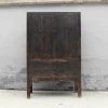 Organic Restoration Black Painted Tall Cabinet