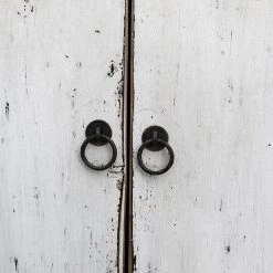 Organic Restoration Lacquered White Cabinet