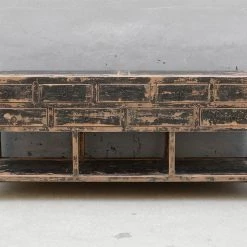 Organic Restoration Black And Tan Console