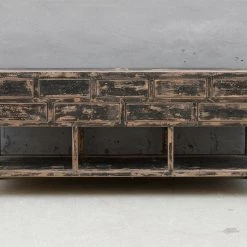 Organic Restoration Black And Tan Console