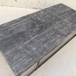 Organic Restoration Elm Tabletop On A Metal Base Furniture