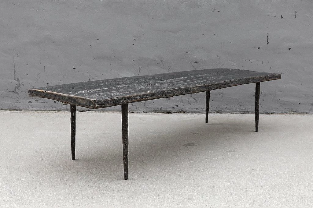 Organic Restoration Furniture Hammered Leg Coctail