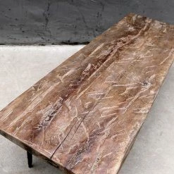 Organic Restoration Furniture Hammered Leg Coctail