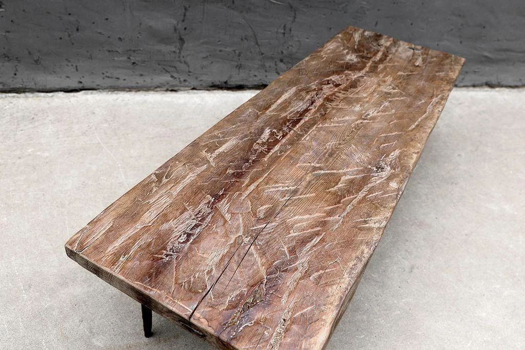 Organic Restoration Furniture Hammered Leg Coctail