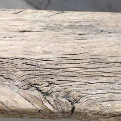 Organic Restoration Hammered Leg Console