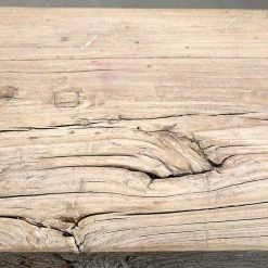 Organic Restoration Hammered Leg Console