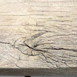 Organic Restoration Hammered Leg Console