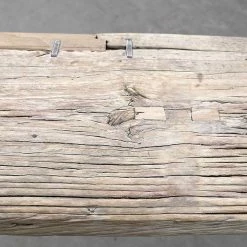 Organic Restoration Hammered Leg Console