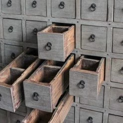 Organic Restoration Antique Asian Apothecary Chest