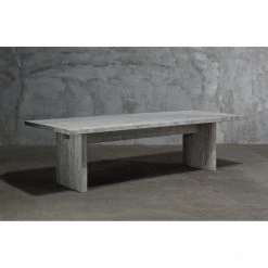 Organic Restoration Reclaimed Elm Large Dining Table - Solid Leg