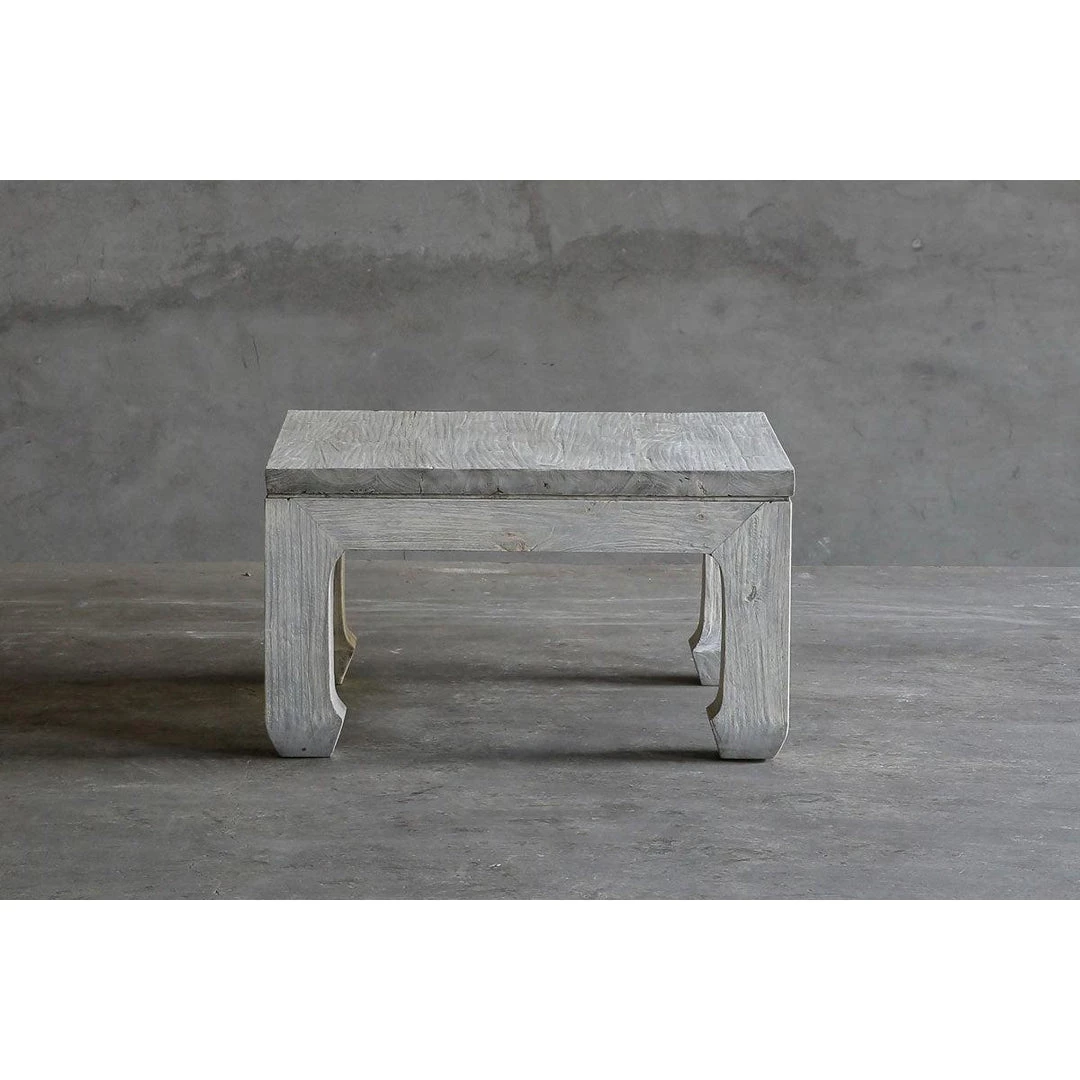 Organic Restoration Reclaimed Elm Side Table