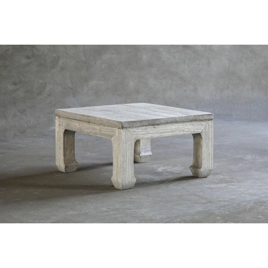Organic Restoration Reclaimed Elm Side Table