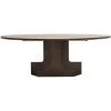 CFC Furniture Walnut Statice Oval Dining Table