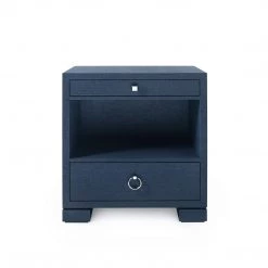 Bungalow 5 - Frances 2-Drawer Side Table In Navy Blue