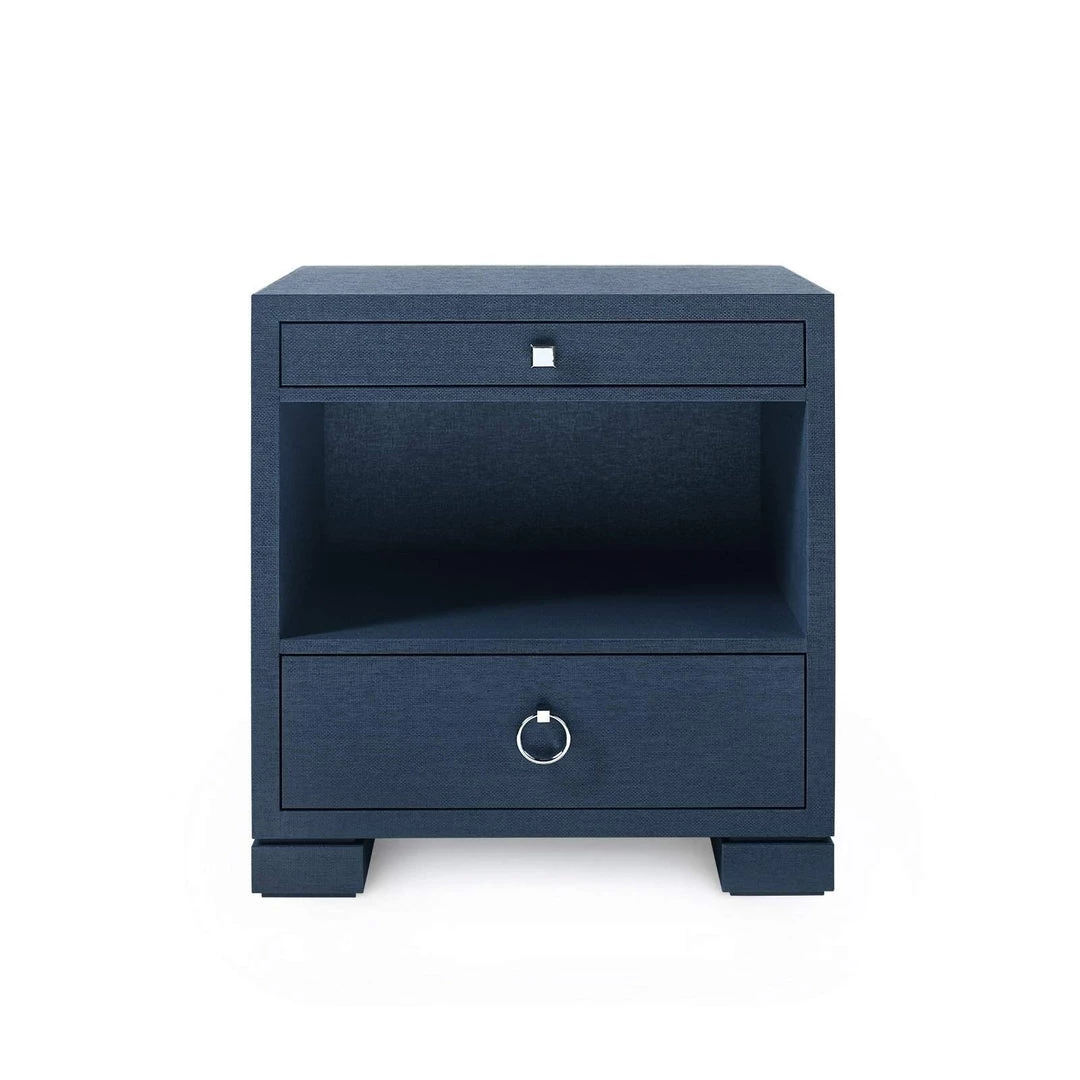 Bungalow 5 - Frances 2-Drawer Side Table In Navy Blue
