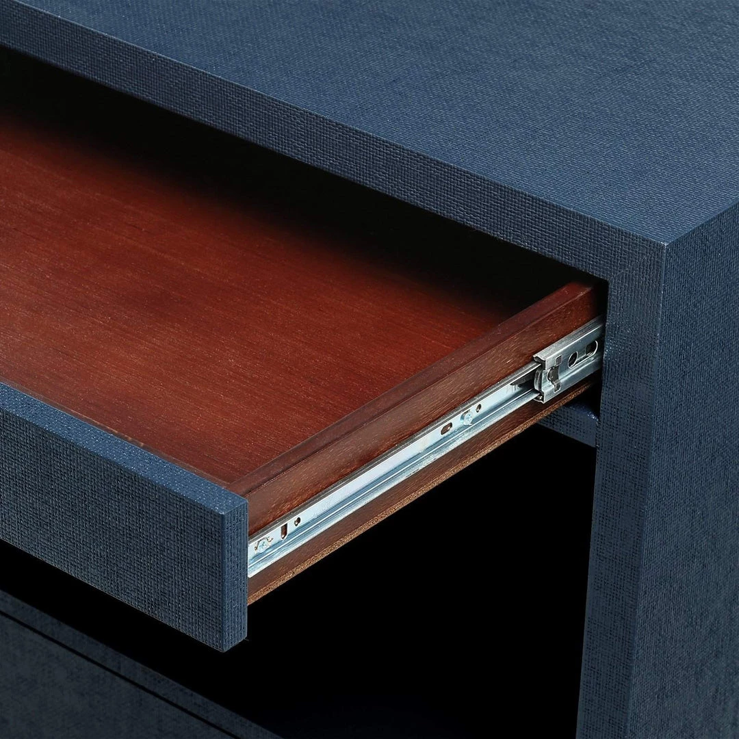 Bungalow 5 - Frances 2-Drawer Side Table In Navy Blue