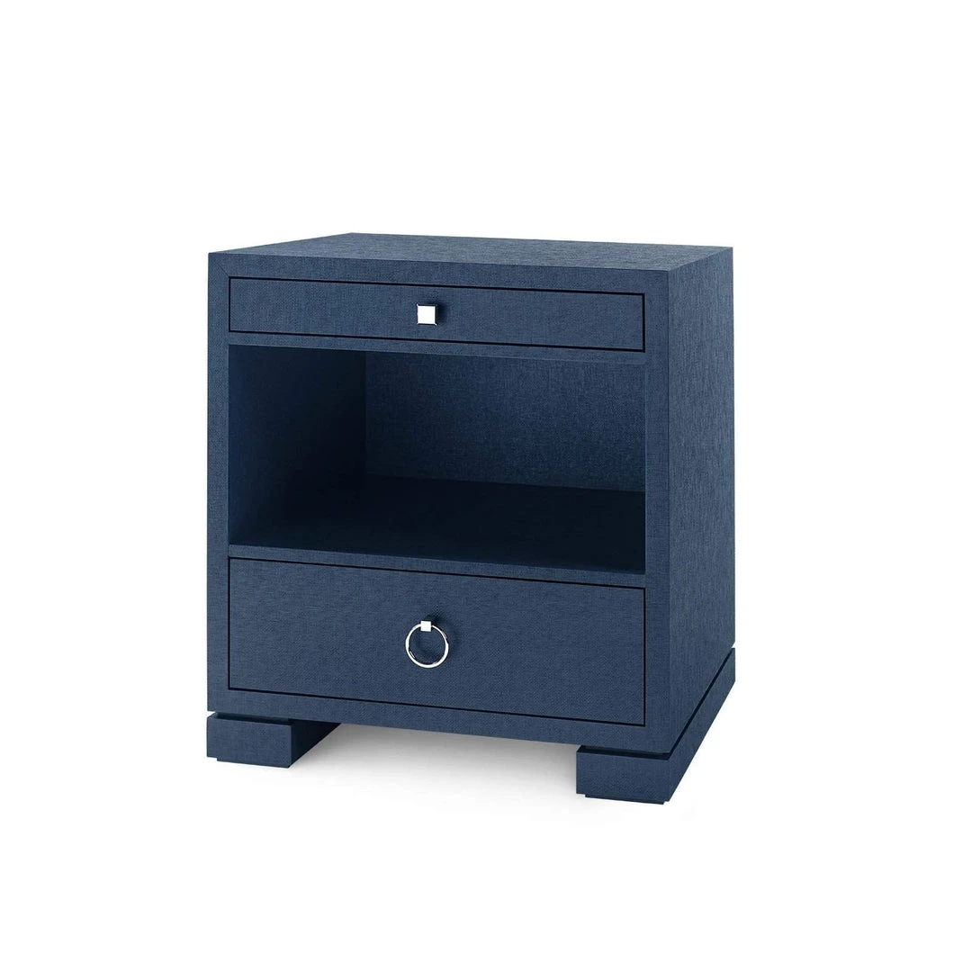 Bungalow 5 - Frances 2-Drawer Side Table In Navy Blue
