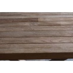 Organic Restoration Farm Table In Teak - No Center Leg