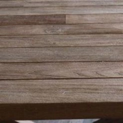 Organic Restoration Farm Table In Teak - With Center Leg