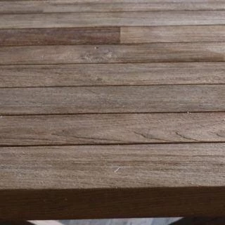 Organic Restoration Farm Table In Teak - With Center Leg