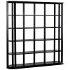 Noir Furniture Noir Foster Bookcase, Black Steel Bookcases